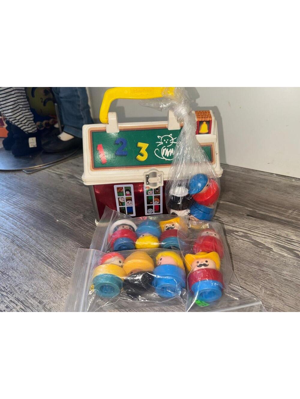 Fisher Price little people school lot bundle vintage